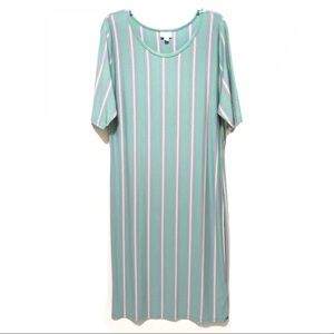 Lularoe Julia Dress Plus Size 3XL Solid Unicorn
